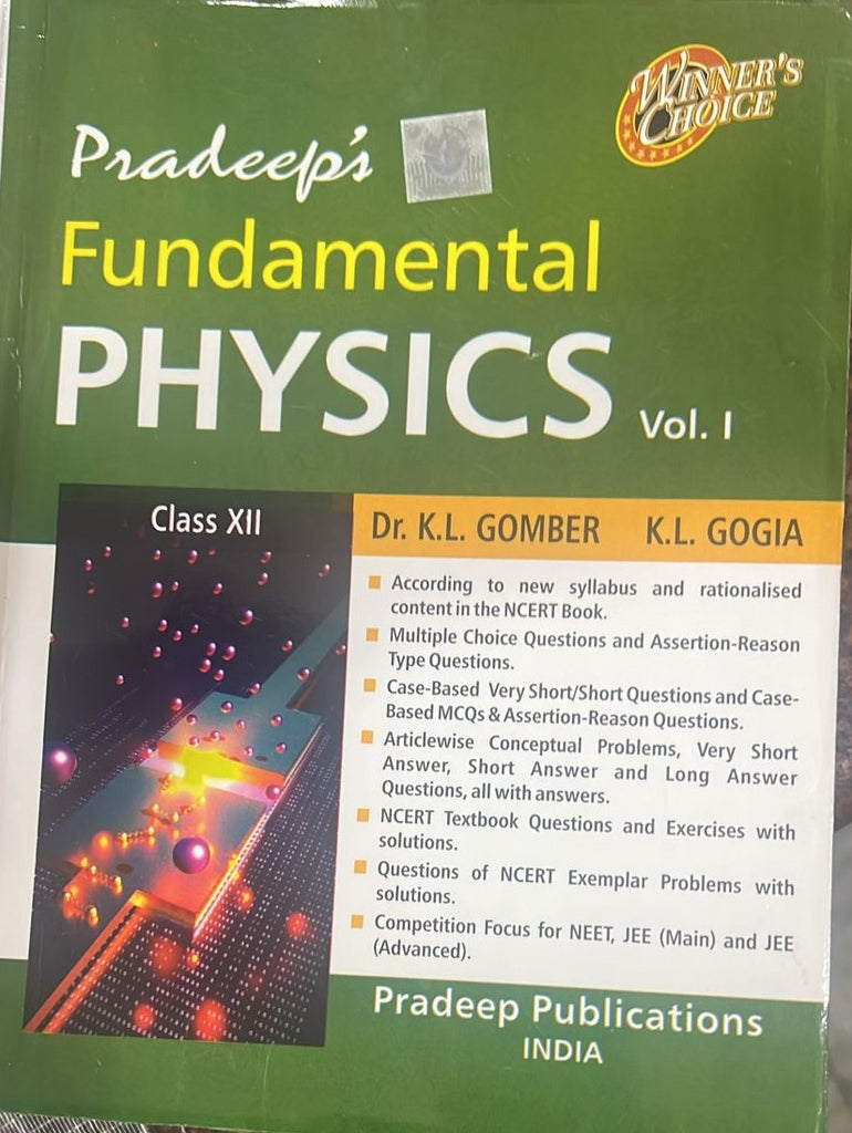 Pradeep’s Fundamental physics (Vol. 1 & 2) - Class 12