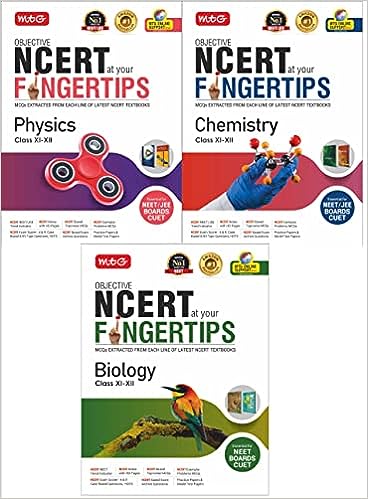 MTG - NEET Objective NCERT Fingertips - Combo for Physics + Chemistry + Biology