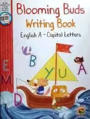Blooming Buds Writing Book English - A Capital Letters