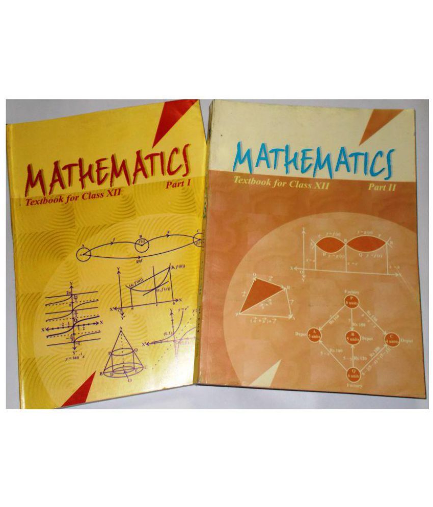 Set Of Books For Mathematics Part 1 & 2 For Class - 12 Humanities