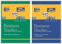 Business Studies Part 1 & 2 Set for Class -12 Commerce
